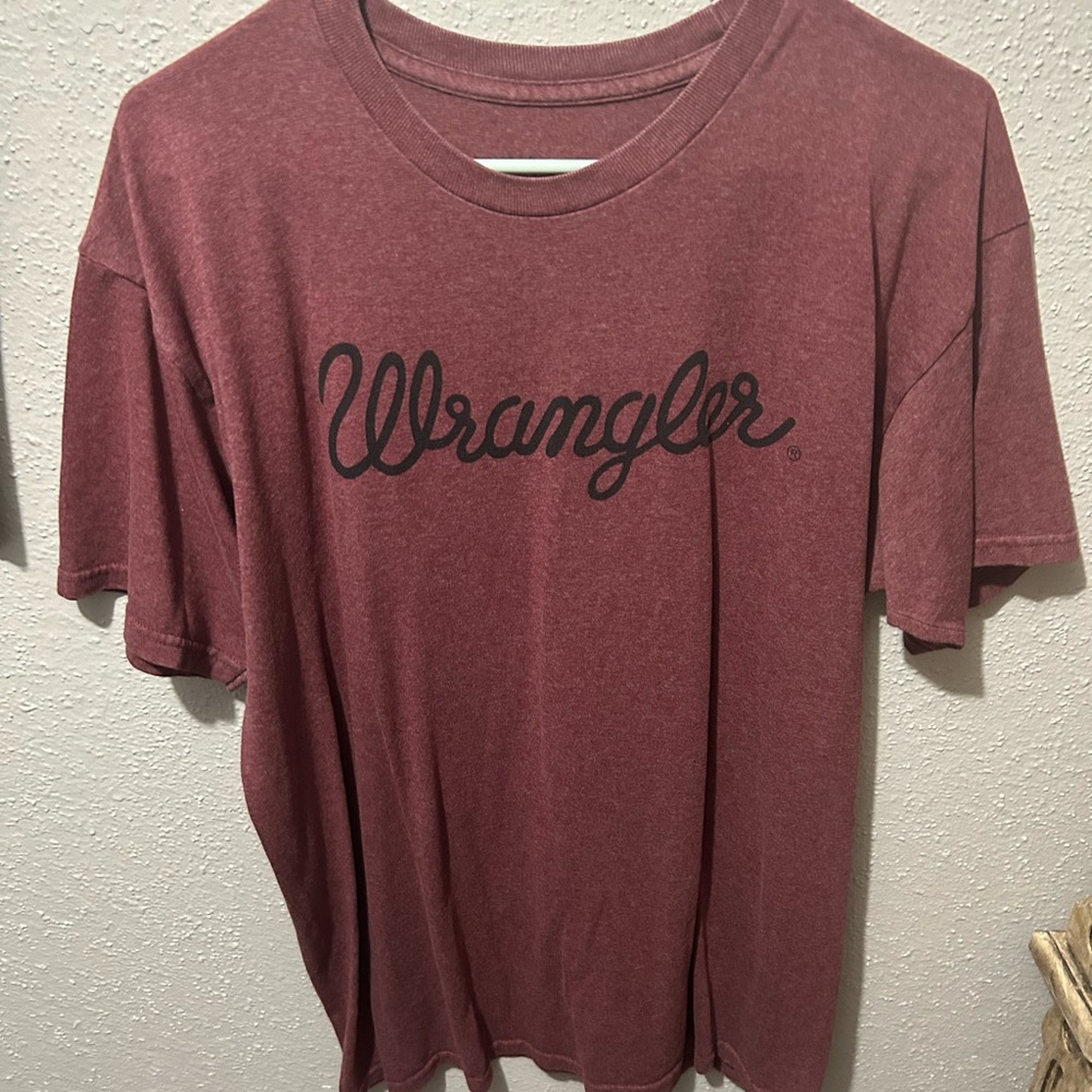 Wrangler Burgundy Tee